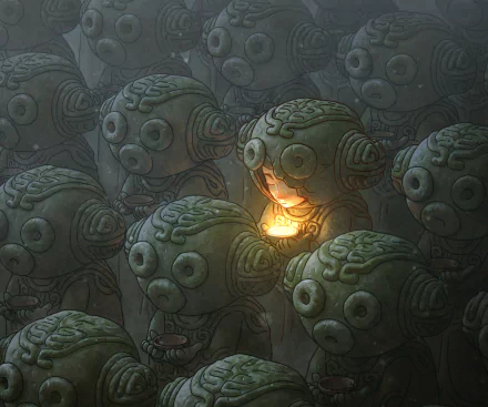  Sleeping Statues by Sam Carr