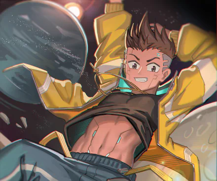 David (Cyberpunk: Edgerunners) Anime Cyberpunk: Edgerunners HD Desktop Wallpaper | Background Image