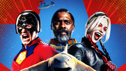 Idris Elba John Cena Margot Robbie movie The Suicide Squad HD Desktop Wallpaper | Background Image