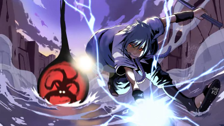 Chidori (Naruto) Sasuke Uchiha Anime Naruto HD Desktop Wallpaper | Background Image