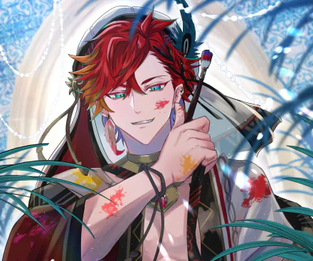 Holostars Hizaki Gamma Anime Virtual Youtuber HD Desktop Wallpaper | Background Image