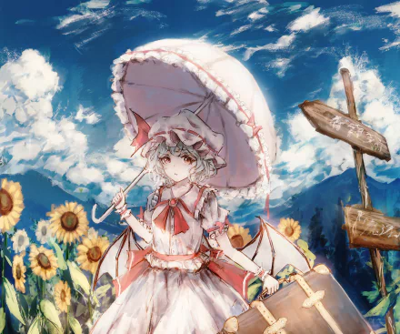 Remilia Scarlet Anime Touhou HD Desktop Wallpaper | Background Image