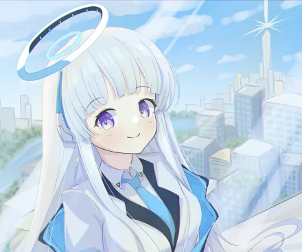 Ushio Noa video game Blue Archive HD Desktop Wallpaper | Background Image