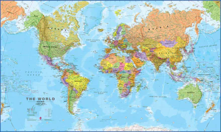  A Political World Map