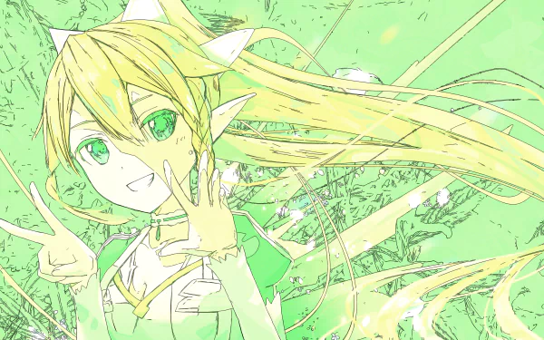 Leafa (Sword Art Online) Anime Sword Art Online HD Desktop Wallpaper | Background Image