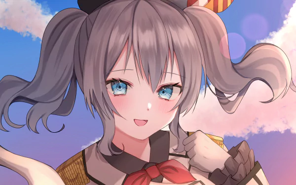Kashima (Kancolle) Anime Kantai Collection HD Desktop Wallpaper | Background Image