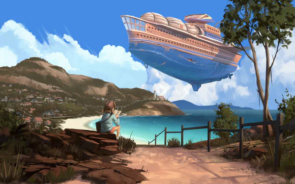 video game Wayward Strand HD Desktop Wallpaper | Background Image
