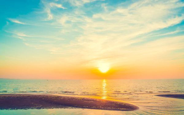 horizon nature sunset HD Desktop Wallpaper | Background Image