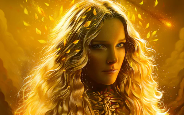Galadriel TV Show The Lord of the Rings: The Rings of Power HD Desktop Wallpaper | Background Image