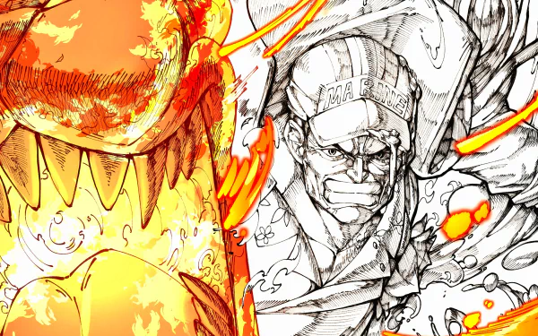 Akainu (One Piece) Anime One Piece HD Desktop Wallpaper | Background Image