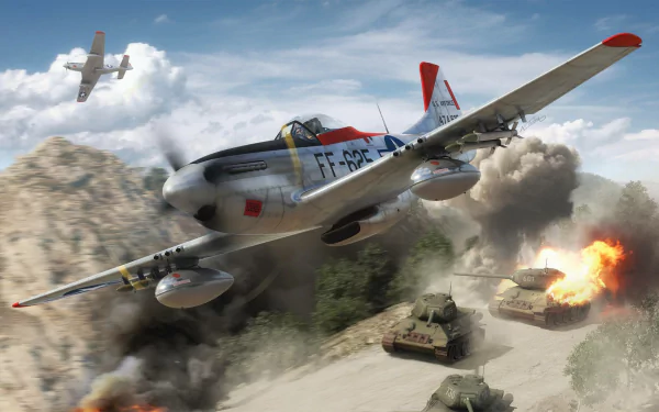 military North American P-51 Mustang HD Desktop Wallpaper | Background Image