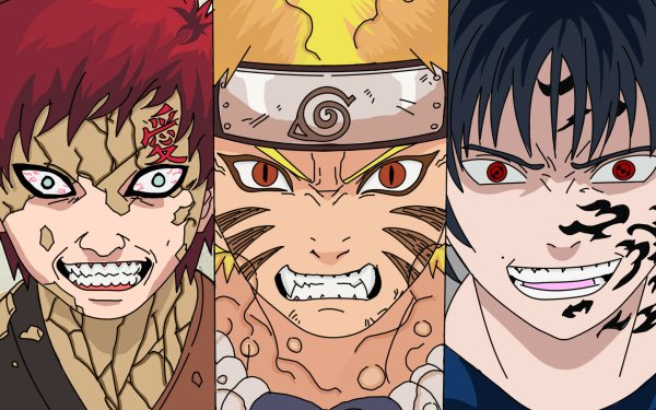 Anime Naruto Gaara Naruto Uzumaki Sasuke Uchiha HD Wallpaper | Background Image