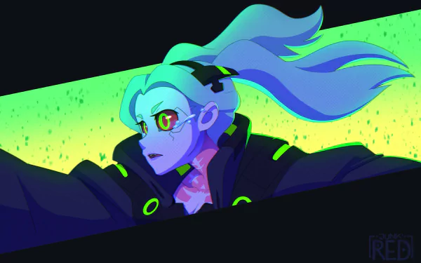 Rebecca (Cyberpunk: Edgerunners) Anime Cyberpunk: Edgerunners HD Desktop Wallpaper | Background Image