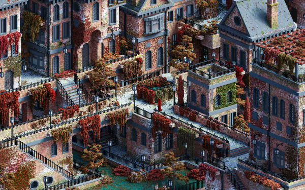 artistic city HD Desktop Wallpaper | Background Image