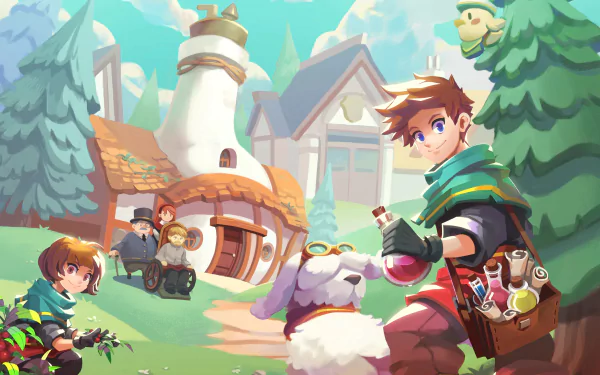 video game Potion Permit HD Desktop Wallpaper | Background Image