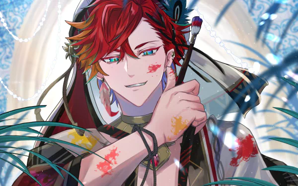 Holostars Hizaki Gamma Anime Virtual Youtuber HD Desktop Wallpaper | Background Image