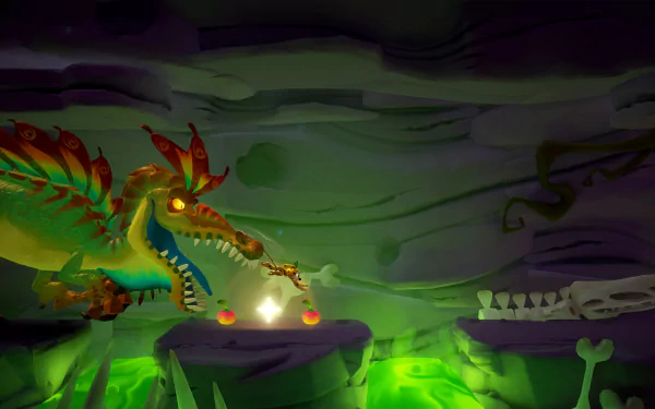 video game Marsupilami: Hoobadventure HD Desktop Wallpaper | Background Image