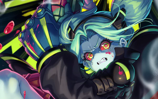 Rebecca (Cyberpunk: Edgerunners) Anime Cyberpunk: Edgerunners HD Desktop Wallpaper | Background Image
