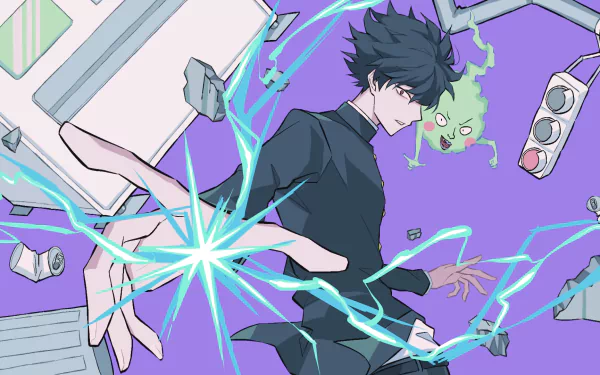 Shigeo Kageyama Anime Mob Psycho 100 Dimple (Mob Psycho 100) HD Desktop Wallpaper | Background Image