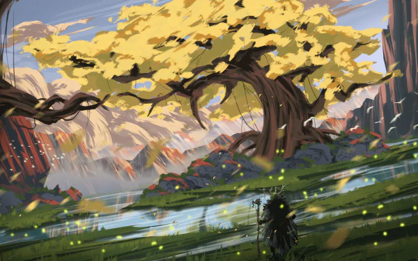 fantasy shaman HD Desktop Wallpaper | Background Image