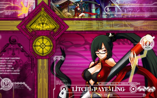 Video Game BlazBlue: Continuum Shift Litchi Faye Ling HD Wallpaper | Background Image
