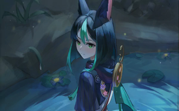 Tighnari (Genshin Impact) video game Genshin Impact HD Desktop Wallpaper | Background Image