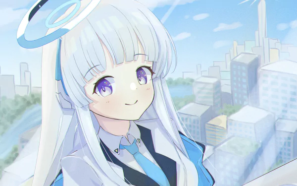 Ushio Noa video game Blue Archive HD Desktop Wallpaper | Background Image