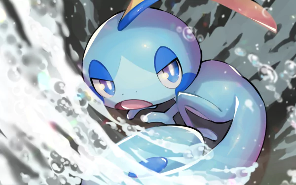 Sobble (Pokémon) video game Pokémon: Sword and Shield HD Desktop Wallpaper | Background Image