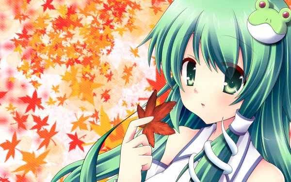 Sanae Kochiya Anime Touhou HD Desktop Wallpaper | Background Image