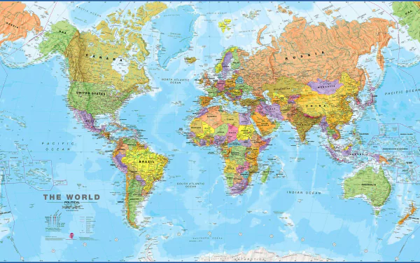  A Political World Map