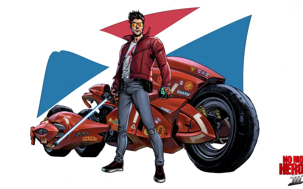 video game No More Heroes III HD Desktop Wallpaper | Background Image