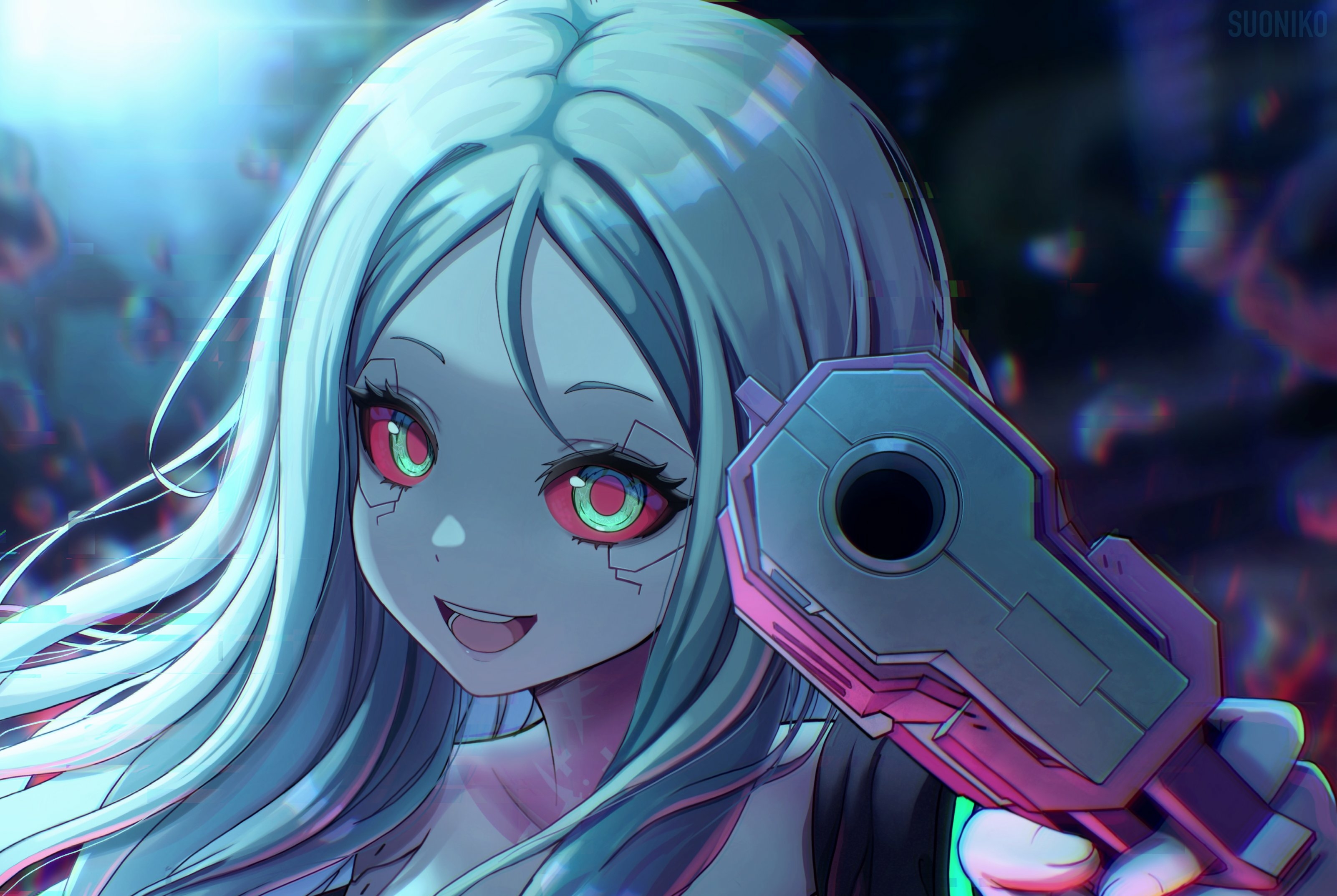 Video wallpaper Cyberpunk Edgerunner  Cybust Rebecca Anime