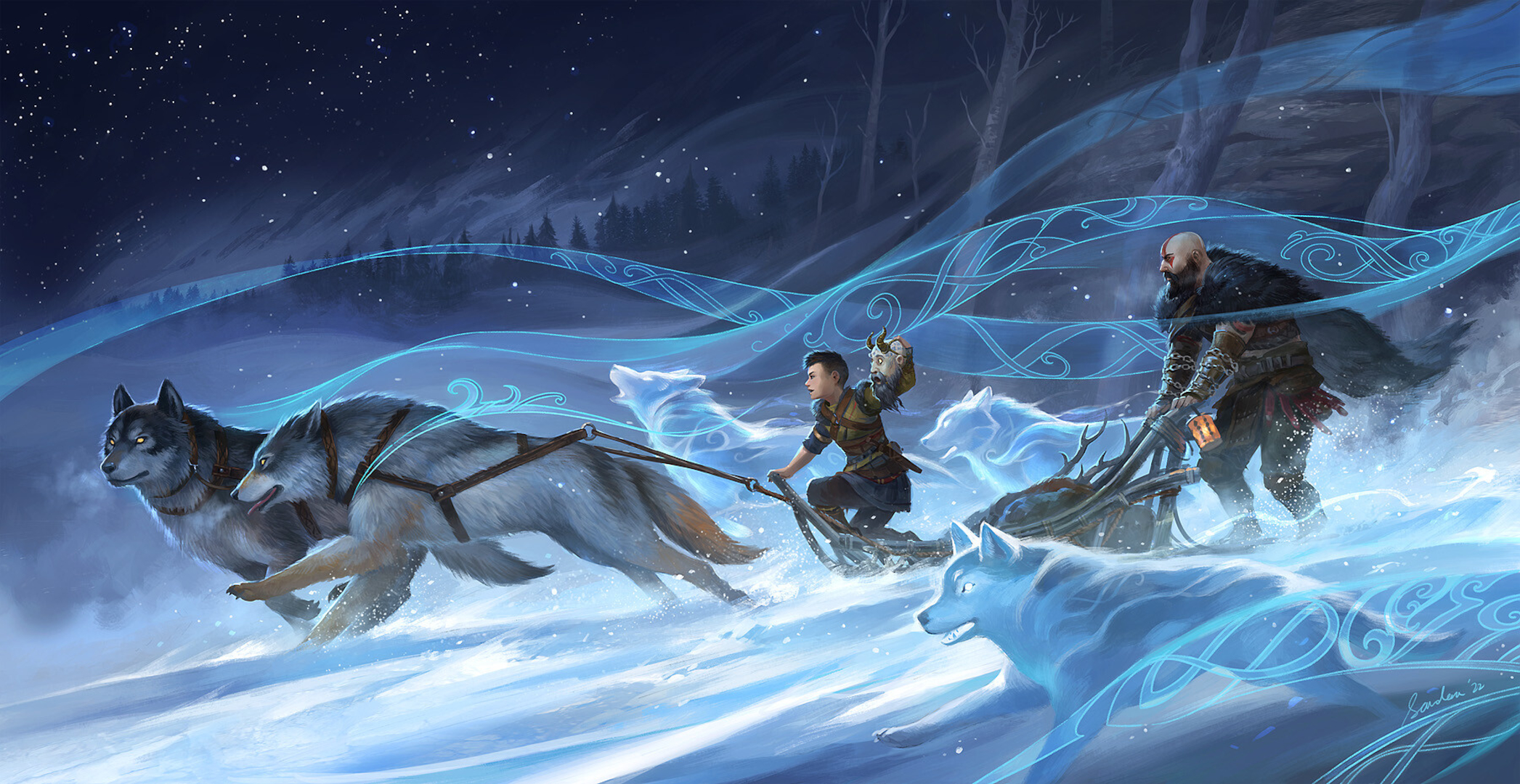 Running with the Wolves by Sandara Tang