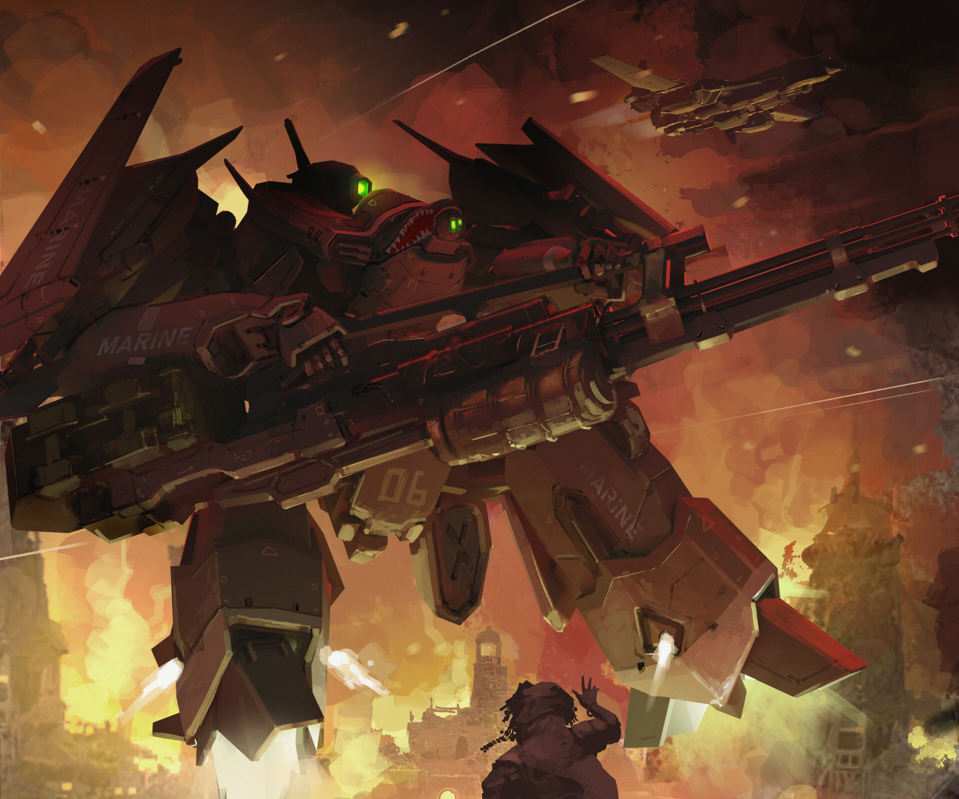 VA-10A Hog Valkyrie by Bernard Chan