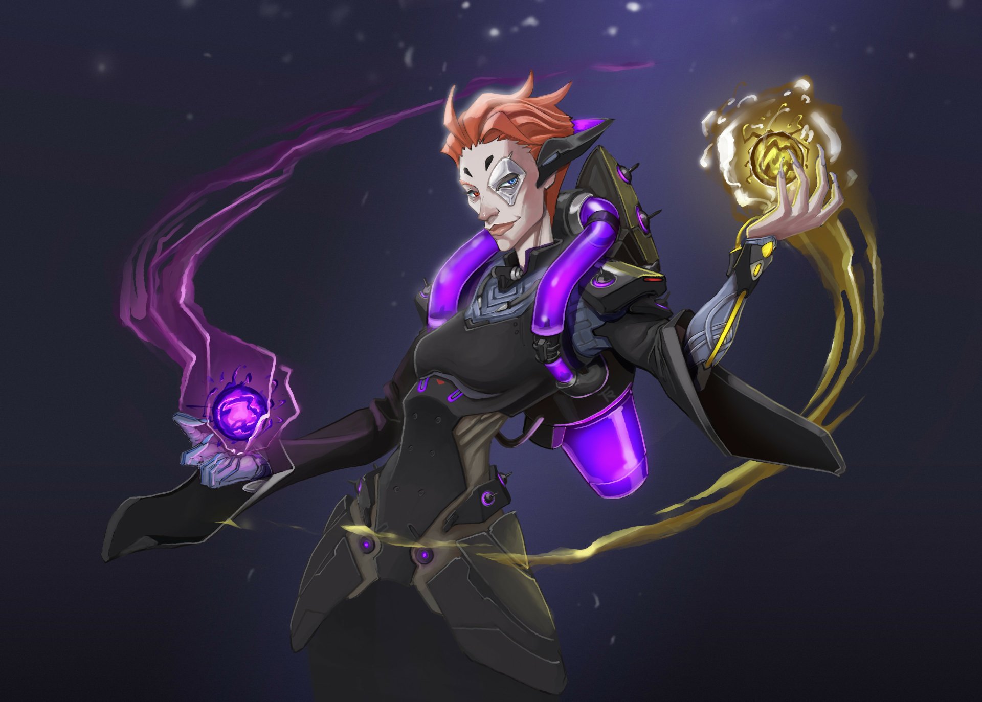 Moira (Overwatch) - Desktop Wallpapers, Phone Wallpaper, PFP, Gifs, and ...