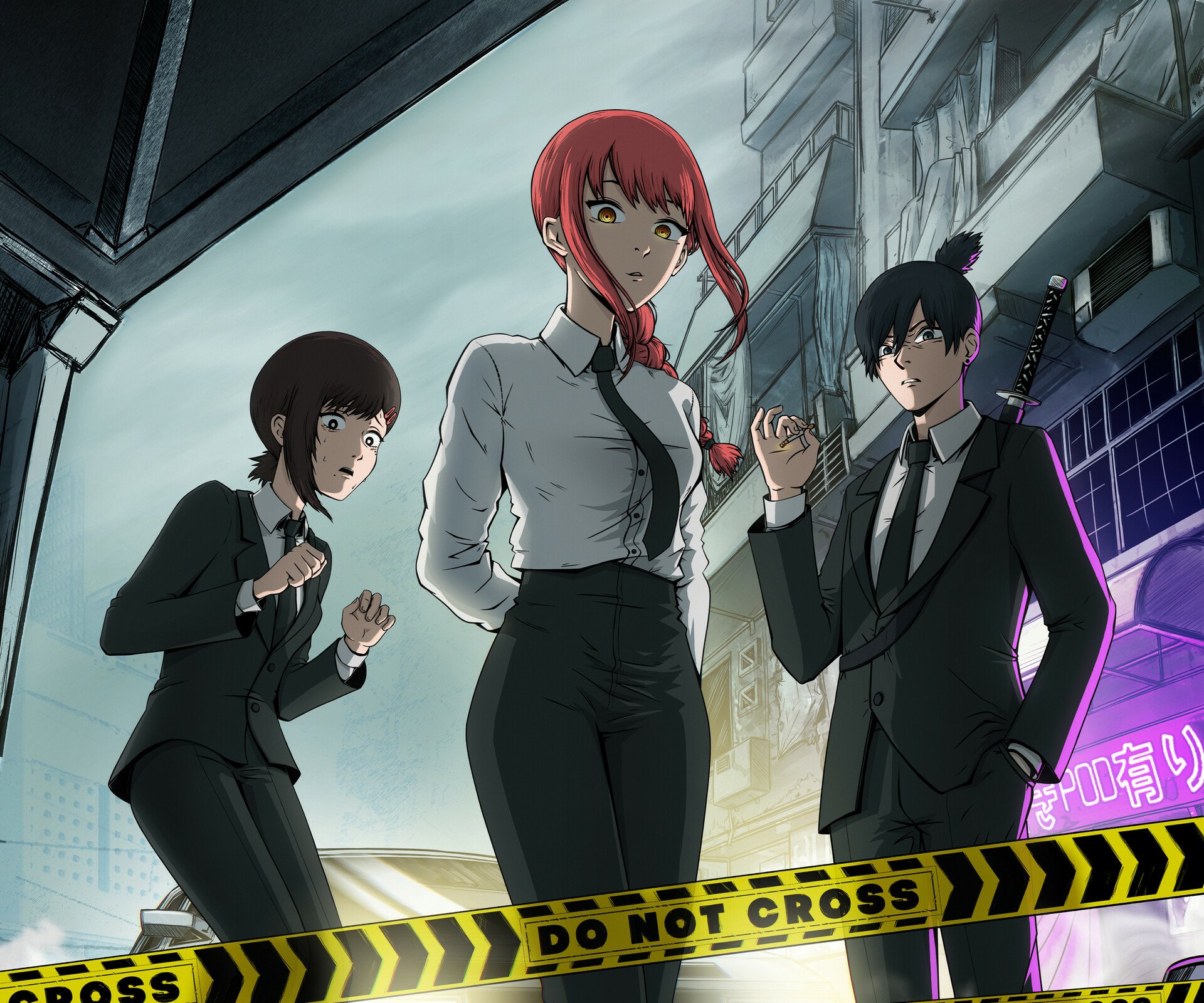 Download Aki Hayakawa Kobeni Higashiyama Makima (Chainsaw Man) Anime Chainsaw Man HD Wallpaper by Norton Mayps