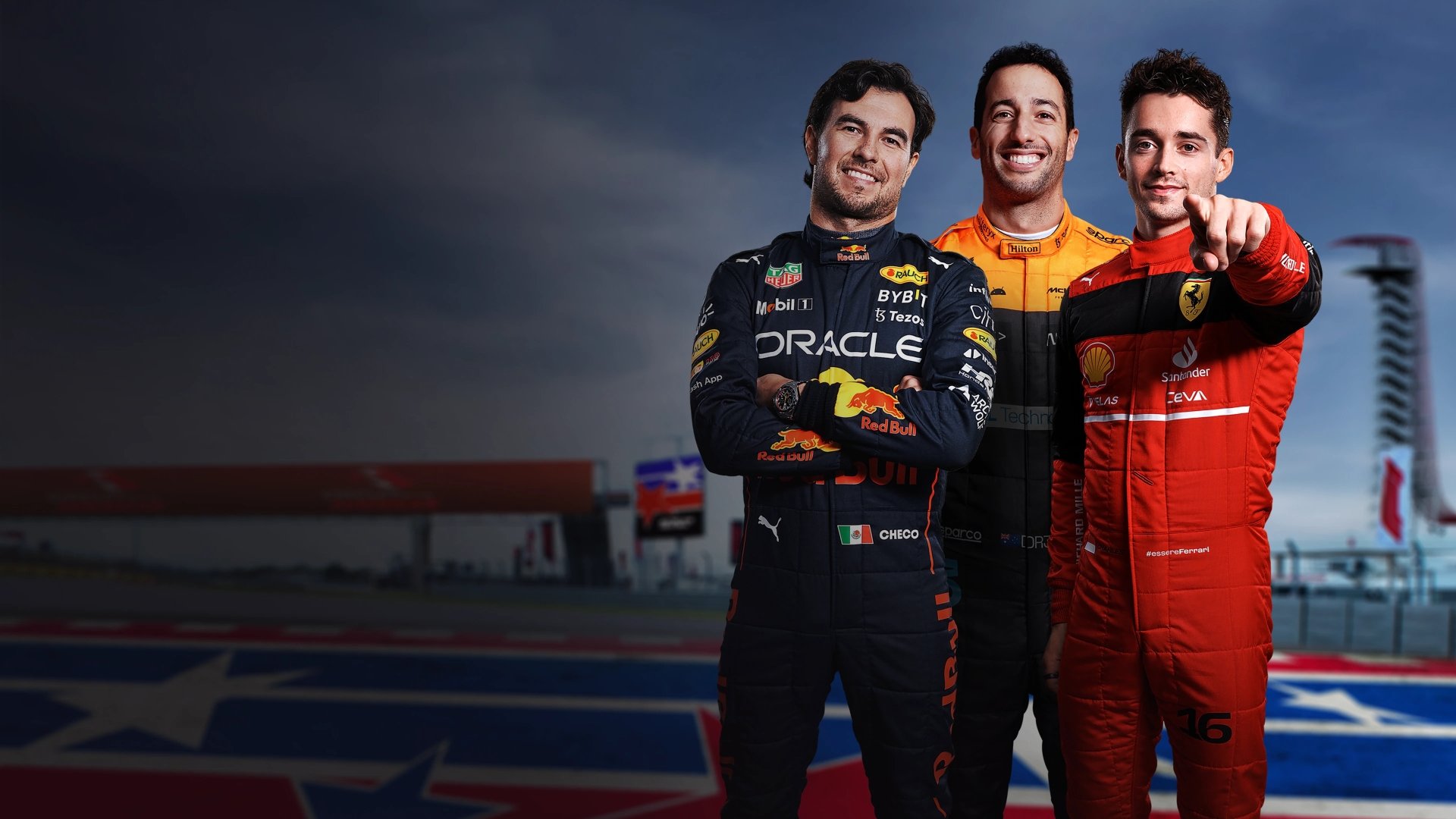 Download Daniel Ricciardo Charles Leclerc Sergio Perez Video Game F1 22 4k Ultra HD Wallpaper