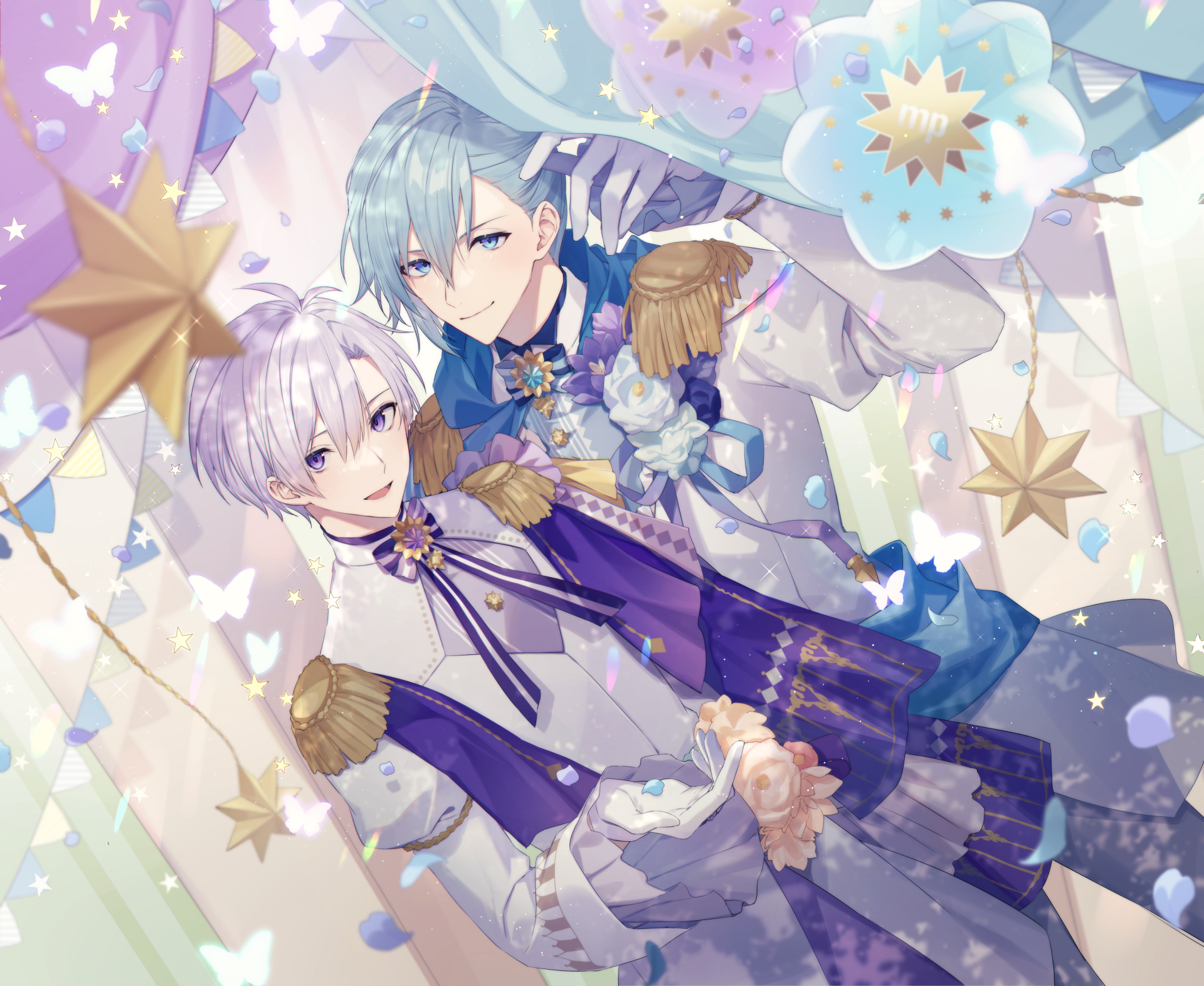 Download Tamaki Yotsuba Sogo Osaka Anime IDOLiSH7 HD Wallpaper