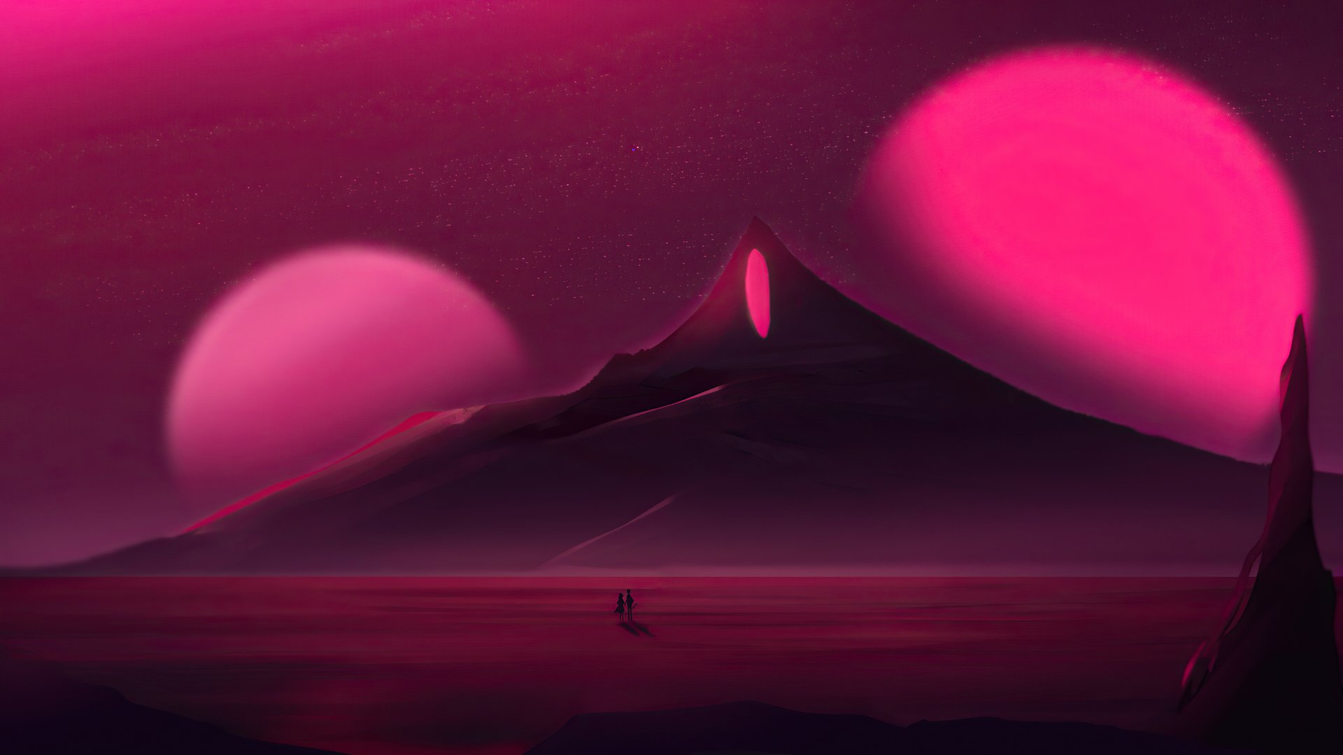 Download Sci Fi Landscape HD Wallpaper