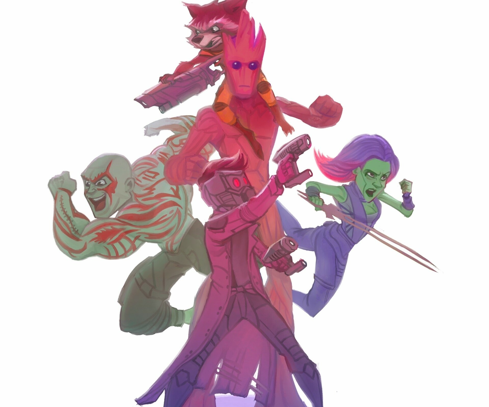 Download Comic Guardians Of The Galaxy HD Wallpaper by Josh Nelson