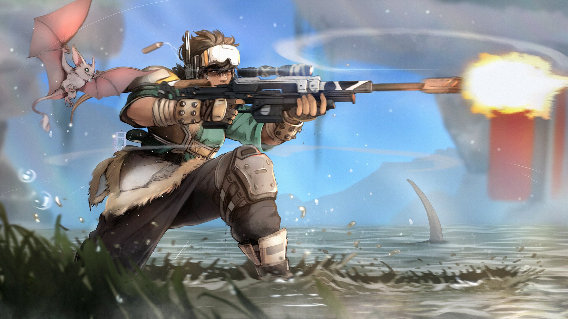 Download Vantage (Apex Legends) Video Game Apex Legends HD Wallpaper by FrAgMenT