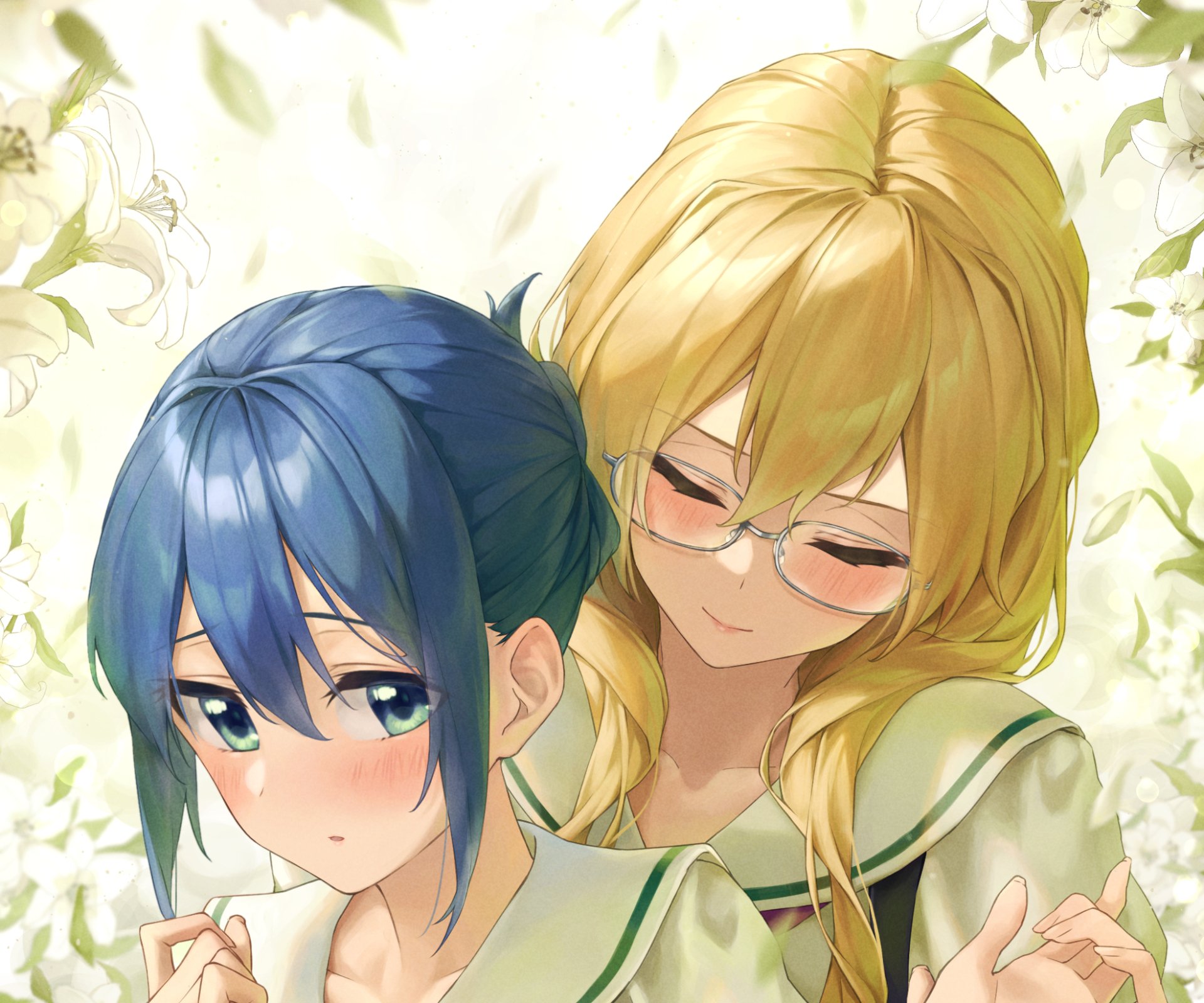 Download Mamiya Kanoko Chibana Sumika Anime Yuri Is My Job! HD Wallpaper