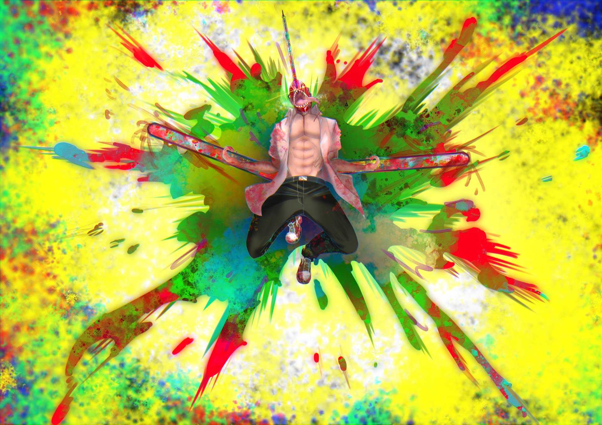 Download Denji (Chainsaw Man) Anime Chainsaw Man 4k Ultra HD Wallpaper
