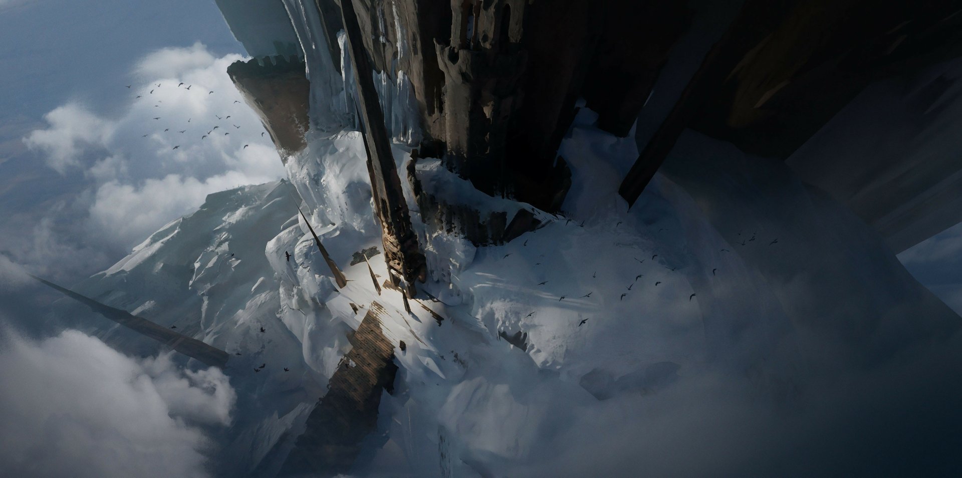 Download Fantasy Temple HD Wallpaper by Oksana Dobrovolska