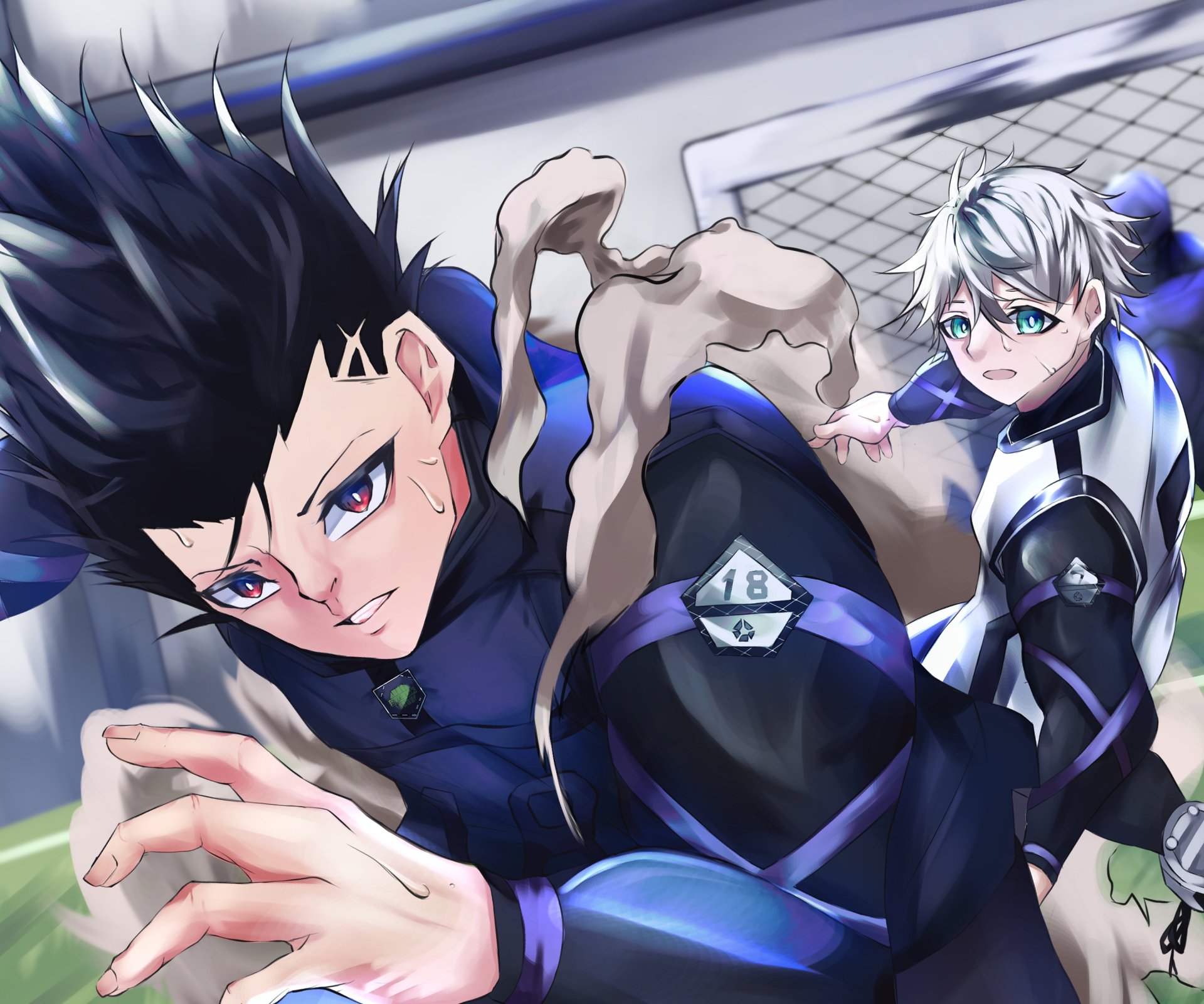 Download Anime Blue Lock Shouei Barou HD Wallpaper by ジャン研