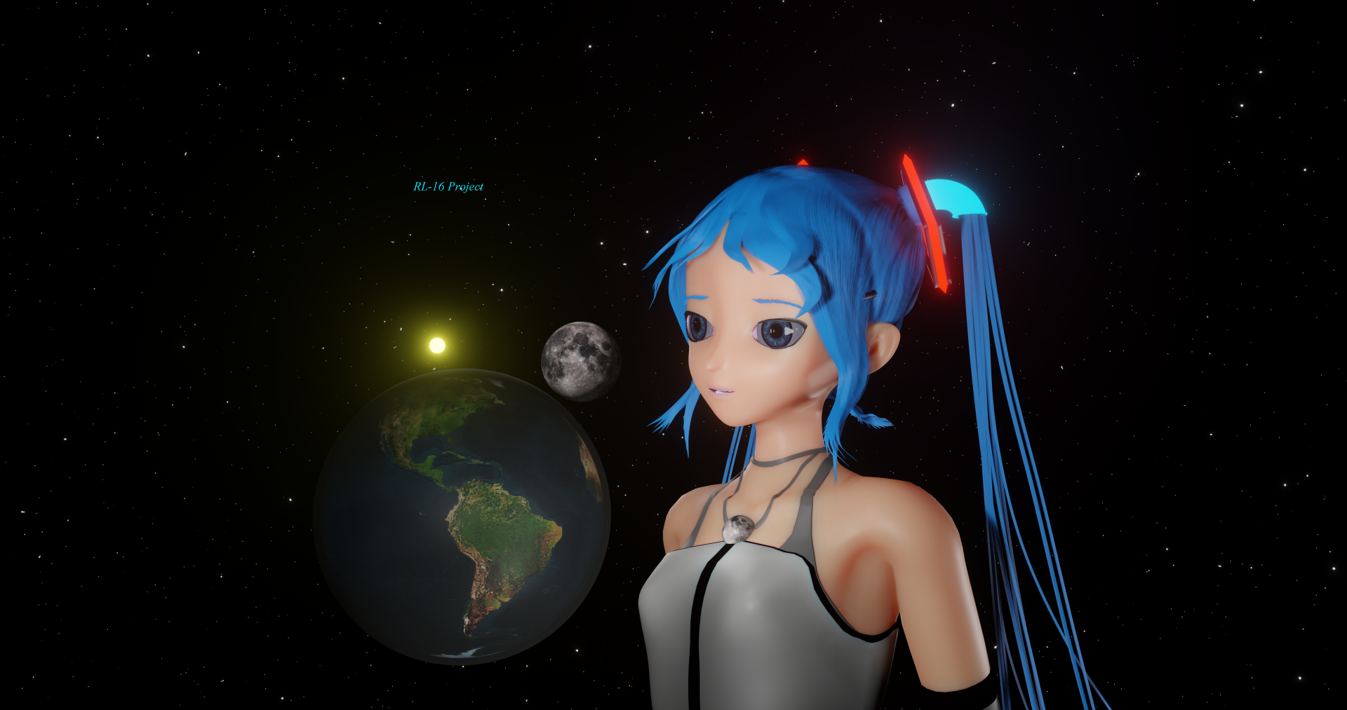Hatsune Miku Blender Full Moon by RL-16 Project