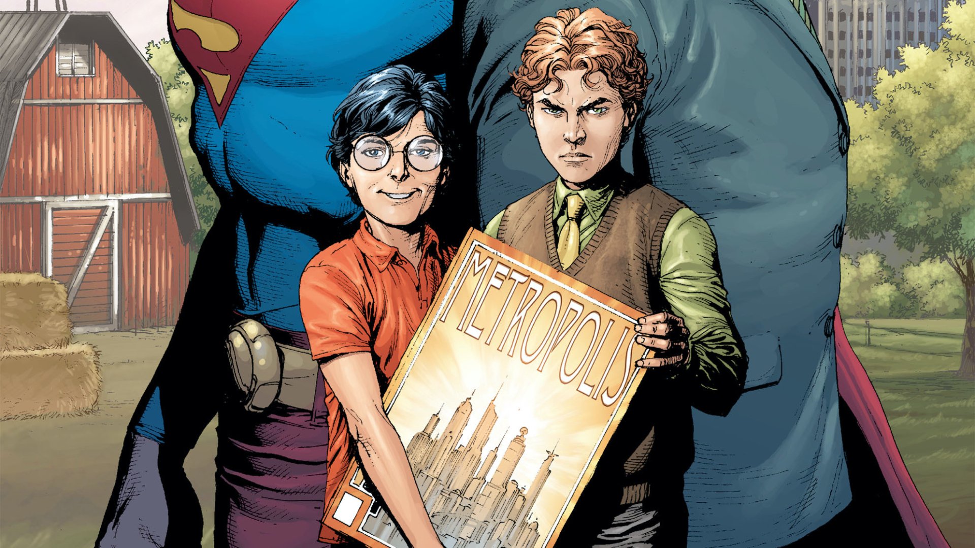 Download Comic Superman: Secret Origin HD Wallpaper by Gary Frank