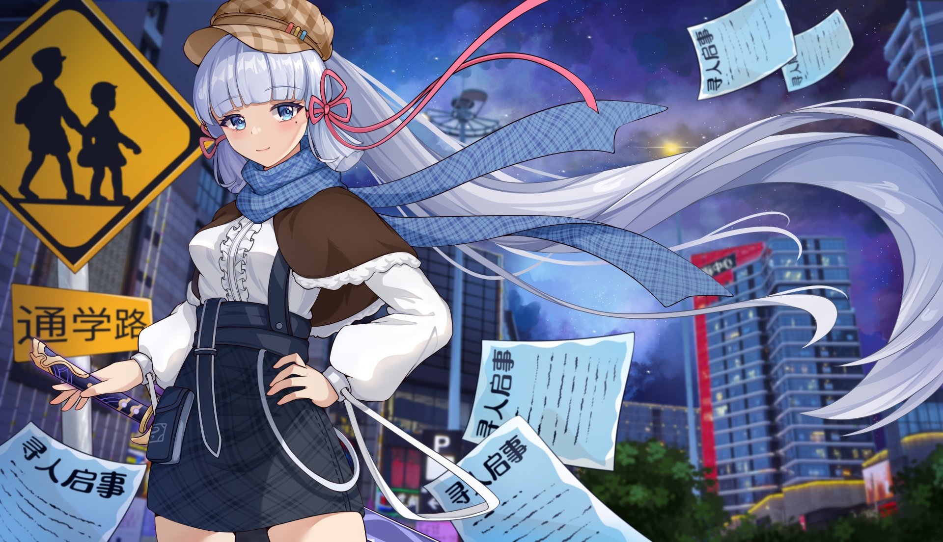 Download Kamisato Ayaka (Genshin Impact) Video Game Genshin Impact 4k Ultra HD Wallpaper by Ahisazon