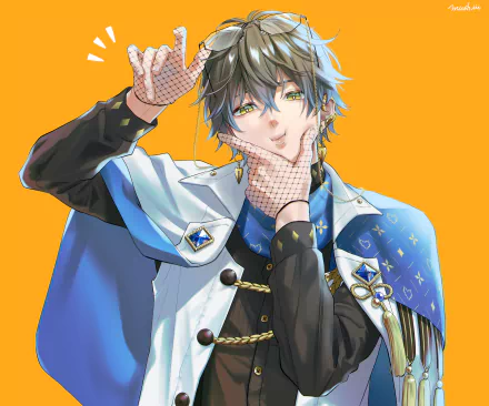 Luxiem Ike Eveland Anime Virtual Youtuber HD Desktop Wallpaper | Background Image