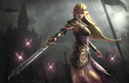Princess Zelda video game Hyrule Warriors: Age of Calamity HD Desktop Wallpaper | Background Image